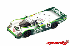 Sparky 1:64 Porsche 956C #33 Branco Y178 - comprar online