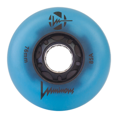 Luminous Wheels 76mm 85A Blue Glow