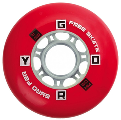 Gyro Wheels F2R 80mm 85A - Red