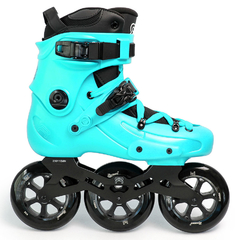 Patins inline FR Skates FR1 Light BLue 310 com rodas 110mm