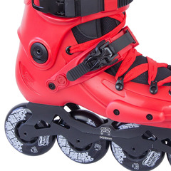 Patins FR Skates FR1 RED 80mm rodas Street Invaders Preto 