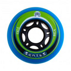 Rodas FR EZX BLUE GREEN 62mm,64mm, 70mm - 85A (4 und) na internet