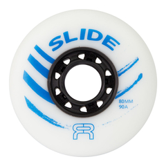 Roda para patins inline profissional marca FR Skates modelo Slider tamanho 80mm dureza 90A