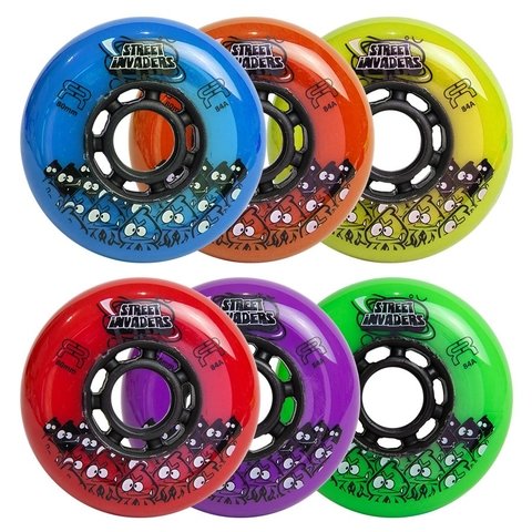 Jogo de 4 rodas freestyle Traxart Krazyleg - 76mm 83A