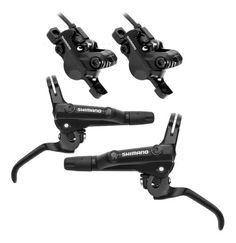 Set Freno A Disco Hidraulico Shimano MT500 del+tras