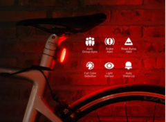 Luz trasera Shanrem Raz pro para bicicleta y casco inteligente (sincroniz ciclocomp, fx salto, frenado, grupal, etc) - comprar online