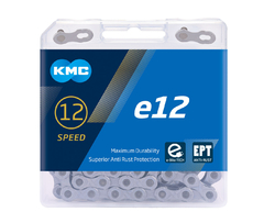 Cadena 12 velocidades Kmc E12T plata 130 Eslab - comprar online