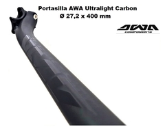 Caño Portasilla Carbono AWA 27.2X400 con Retroceso en internet