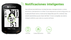 Ciclocomputadora Bryton Rider 15 Neo Sin Sensores - tienda online