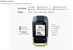 Ciclocomputadora Shanren Raptor II PRO Velocidad y Cadencia + LUZ 400 lumenes - BICPER Banda