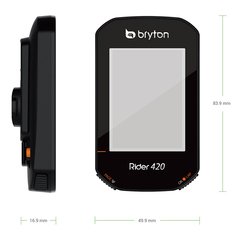 Ciclocomputadora Bryton 420 T Sensor Cadencia Cardio Vel - comprar online