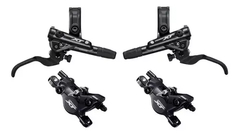 Set Shimano XT M8100 Frenos hidraulicos Del+Tras (Man+Calip+Ducto)