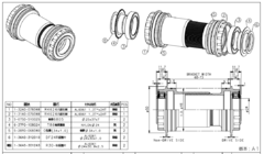 Caja First PRESS FIT 30 46X24 Shimano Compatible - comprar online