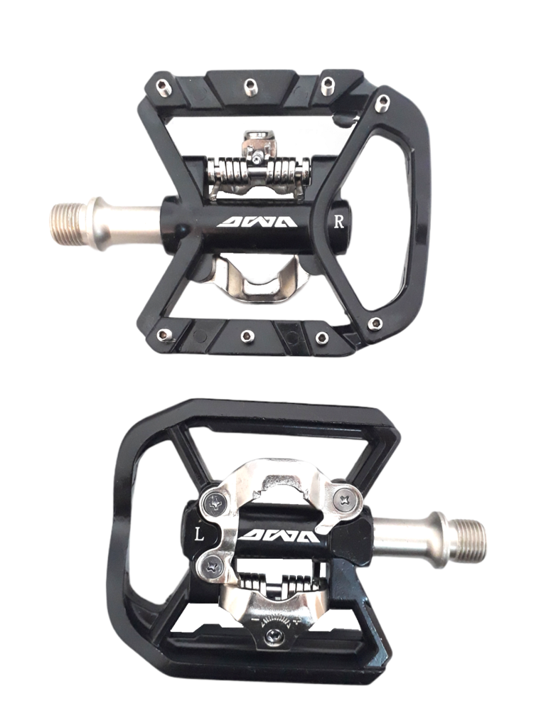 Pedales Automaticos C/ Plataforma Calas Shimano M324 Mtb Spd