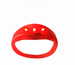 Luz Intermitente 3 Leds C/Banda de Silicona Tipo Pulsera - comprar online