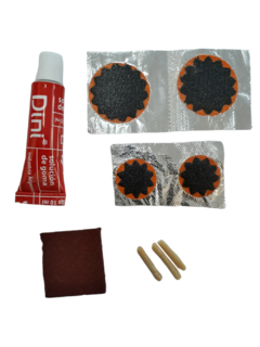 Kit de Solucion Dini 4 parches, Lija, Cemento y Gomines 10 ml - comprar online