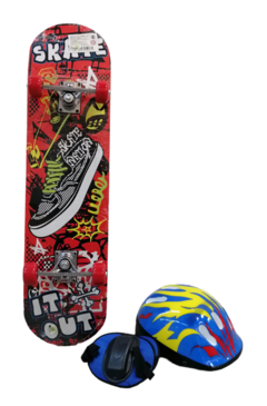 Skate Patineta Niño con protecciones Latapy (5001S) - comprar online