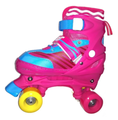 Patines 4 Ruedas SKT 5006p extensibles nena y varon - BICPER Banda