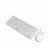 TECLADO + MOUSE INALAMBRICO NETMAK 2.4GHZ BLANCO