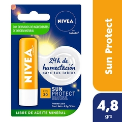 Nivea protector Labial humectante Sun Protect FPS 30 Resistente al agua - tienda online