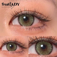 Freshlady - Dawn Green Lentes de contacto anuales - Vanity Shop