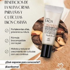 Ekos Castaña crema para uñas y cuticulas Natura Casthana - comprar online