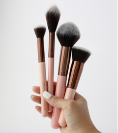 LUXIE - POWDER CONTOUR SET - ROSE GOLD brochas rostro