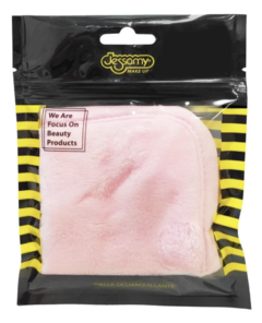 Toalla desmaquillante pad microfibra rosa Limpieza facial - Vanity Shop