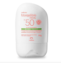 Natura protector solar facial Gel Crema FPS 50 Piel Grasa mixta - Vanity Shop