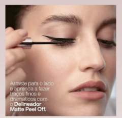 Natura Una Delineador de ojos Liquido Matte Peel Off Negro - comprar online