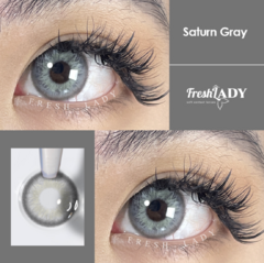 Freshlady - Modelo Saturn Gray Lentes de contacto anuales - Vanity Shop