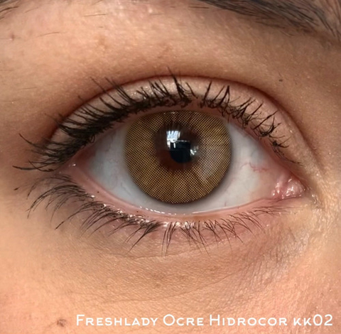 Freshlady Ocre Hidrocor Kk02 Lentes De Contacto