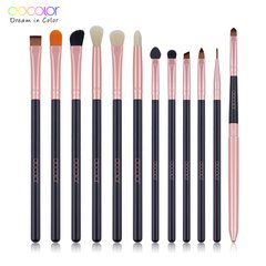 DOCOLOR - 12 Pieces Eye Makeup Brush Set - DC1201 en internet