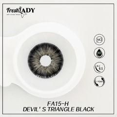Freshlady - Devil's Triangle Black Lentes de Contacto anuales - comprar online