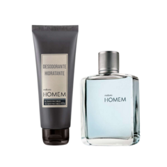 Set Perfume Masculino Natura Homem Clasico + crema corporal hombre