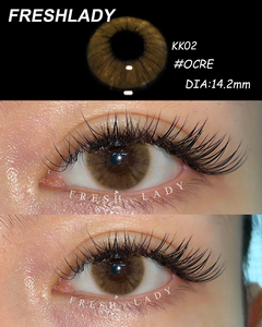 Freshlady Ocre Hidrocor Kk02 Lentes De Contacto