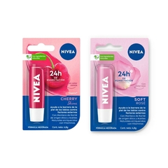 Nivea protector Labial Cereza Cherry + Labello Soft Rose