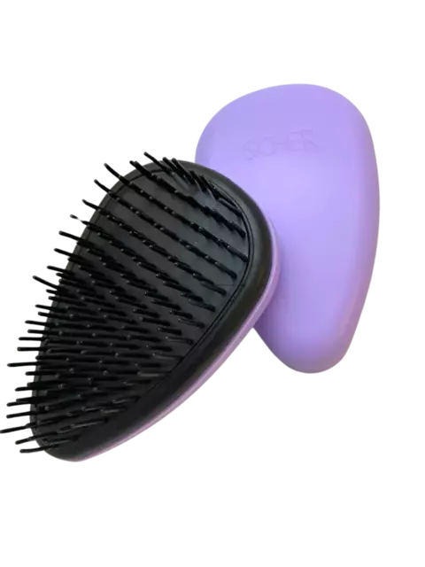 Scher Cepillo desenredante Antifrizz cabello Pocket travel - Lila