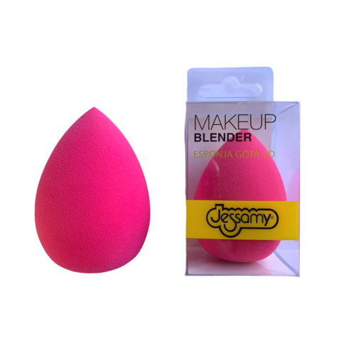 Makeup Blender - Esponja De Maquillaje Gota 3d - Rosa Amarillo o Lila