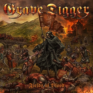 CD GRAVE DIGGER -Fields of Blood [ SOUTH AMERICAN LTD. EDITION + SLIPCASE + POSTER ]