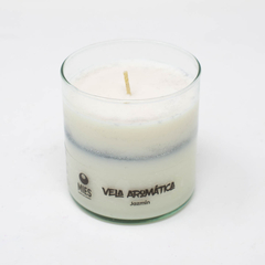 Vela AROMATIZANTE, con Glitter en vaso - comprar online