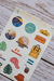 Plancha 16 stickers "+ playa" en internet