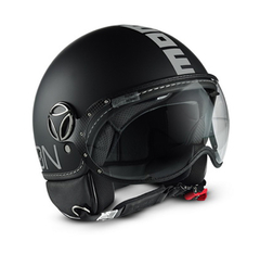 CASCO MOMO CLASIC MATT BLACK SILVER