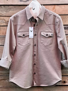 CAMISA POST SCRIPT CLAY BEIGE