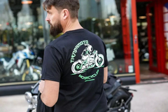 REMERA MOTORCYCLE NEGRO/VERDE - comprar online
