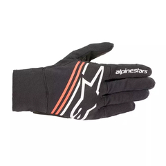 GUANTES ALPINESTARS REEF BLACK/WHITE RED FLUO