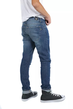 PANTALON POST SCRIPT JEAN HARLEY AZUL - comprar online