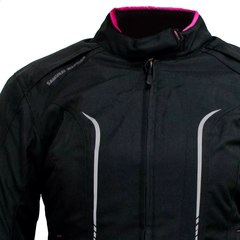 CAMPERA SAMURAI NAKANO LADYS BLACK/PINK - TiendaMoto Argentina TE: 1162818687