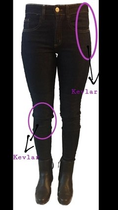 PANTALON JEANS SCRAMBLER CON KEVLAR LADY