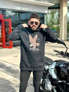 BUZO HOODIE TM EAGLE BLACK